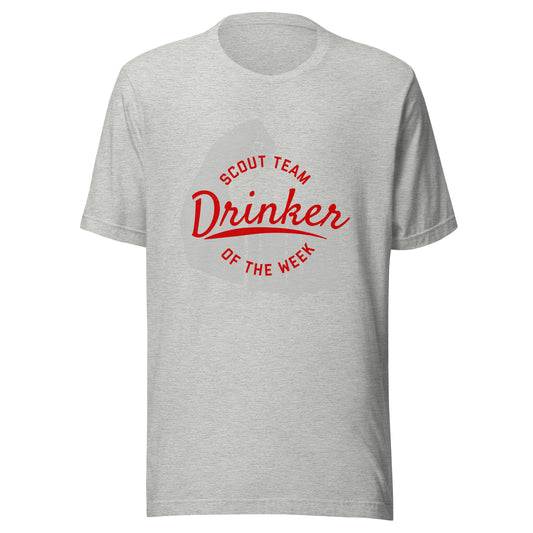 Scout Team Drinker of the Week (Grey with Red Script)