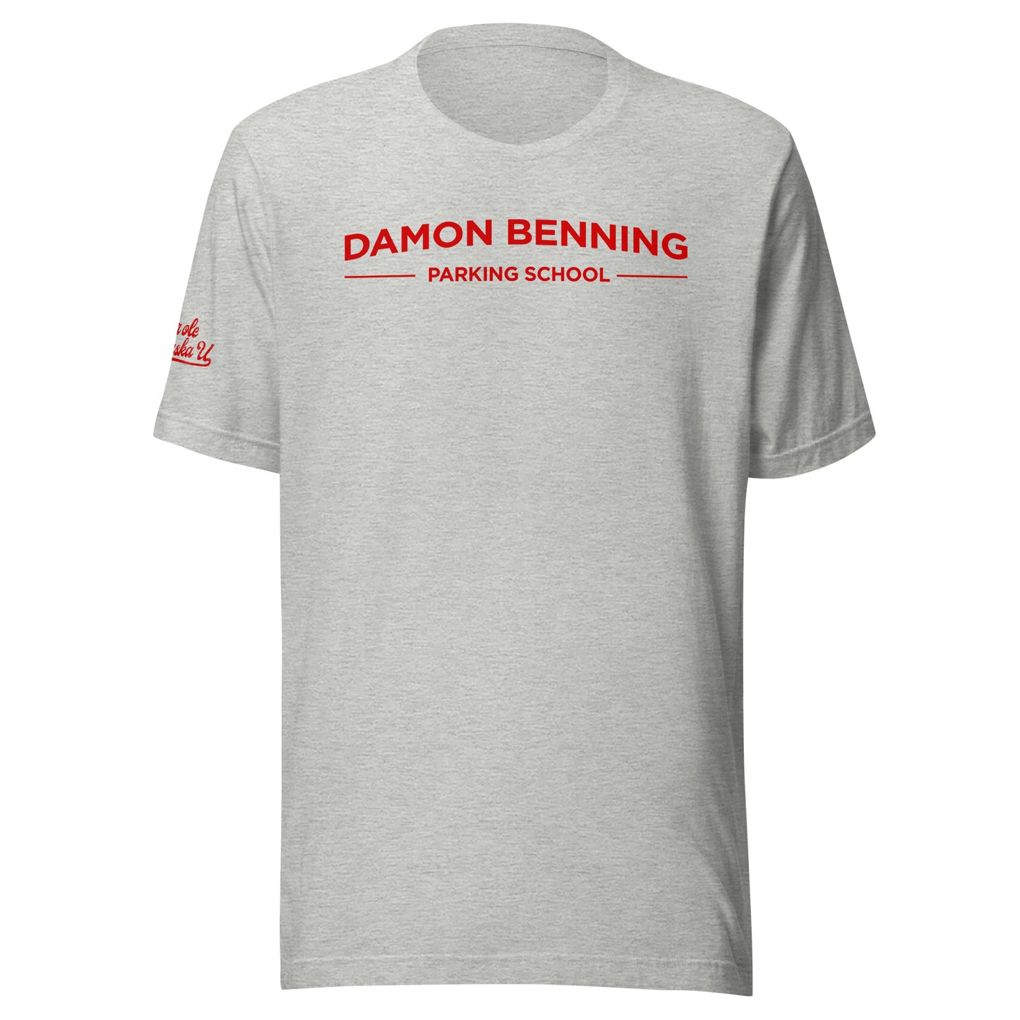 Damon Benning Parking School (Black or Grey with Red Script)