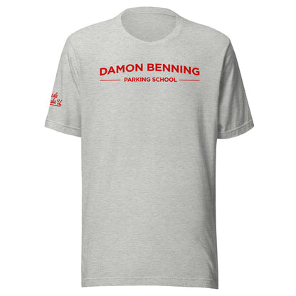 Damon Benning Parking School (Black or Grey with Red Script)