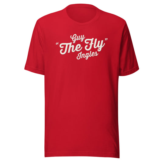 Guy "The Fly" (Red with White Script)